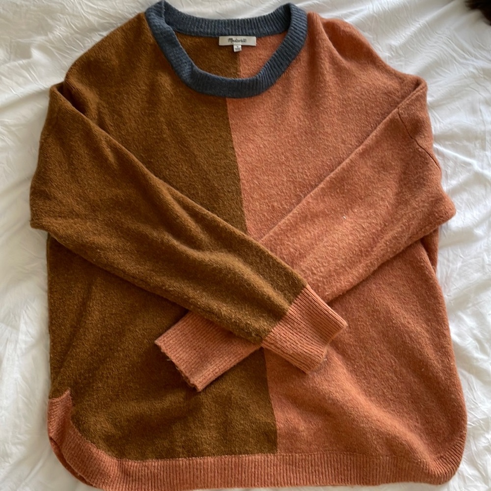 Madewell color block sweater